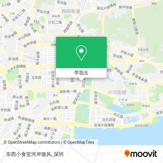 东西小食堂河岸微风地图