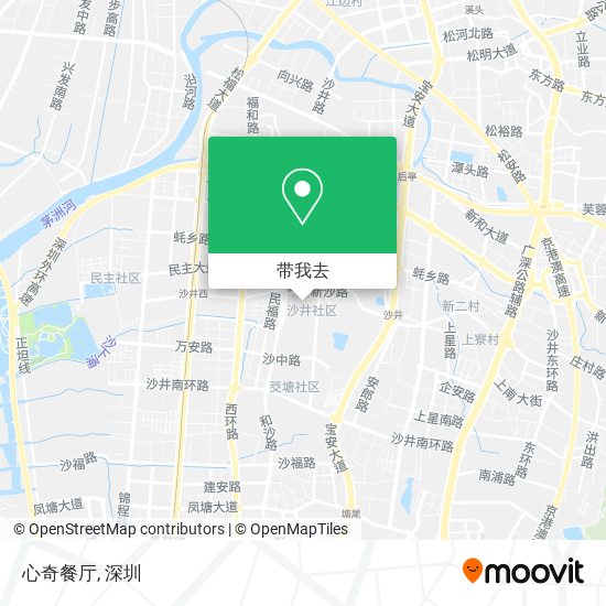 心奇餐厅地图