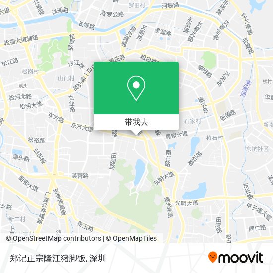 郑记正宗隆江猪脚饭地图