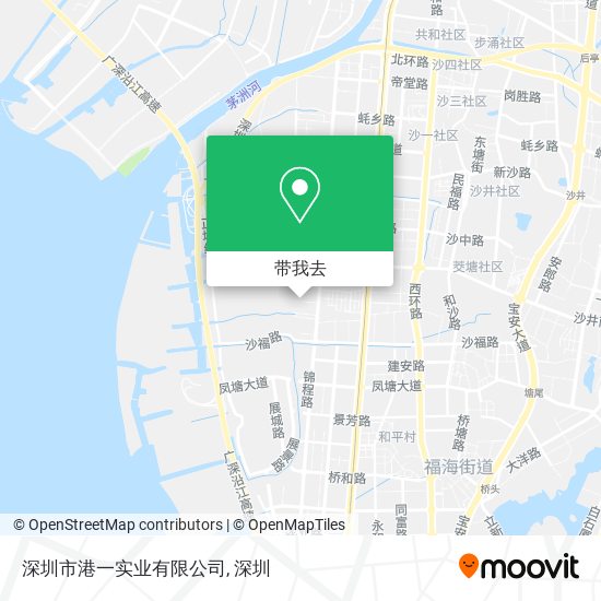 深圳市港一实业有限公司地图