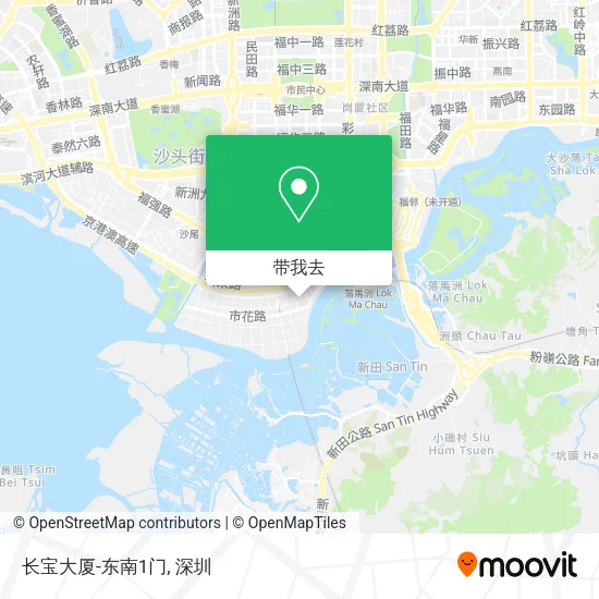 长宝大厦-东南1门地图