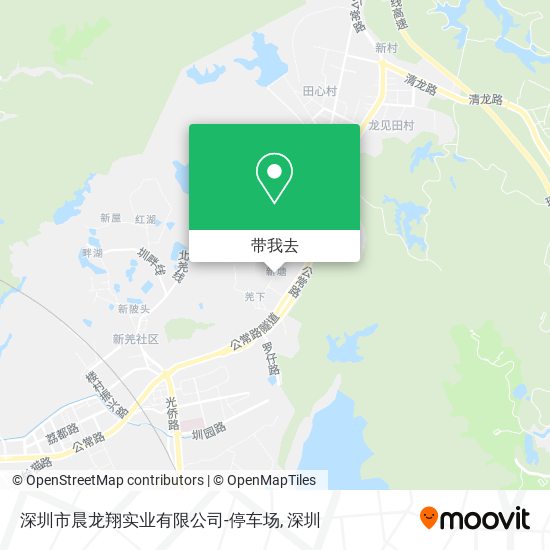 深圳市晨龙翔实业有限公司-停车场地图