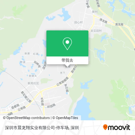 深圳市晨龙翔实业有限公司-停车场地图