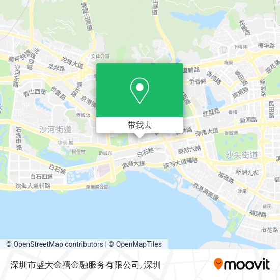 深圳市盛大金禧金融服务有限公司地图