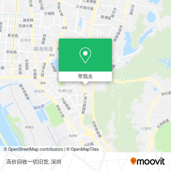 高价回收一切旧货地图
