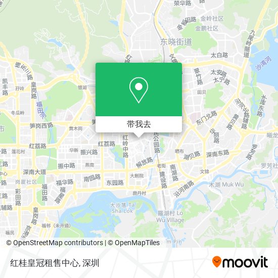 红桂皇冠租售中心地图