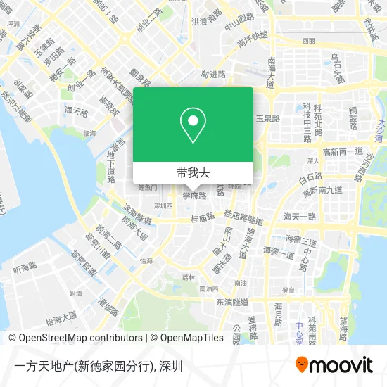 一方天地产(新德家园分行)地图