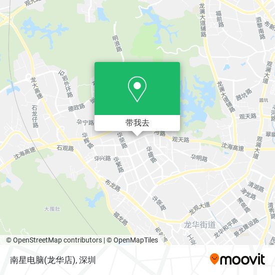 南星电脑(龙华店)地图