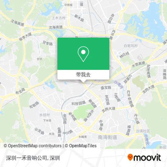 深圳一禾音响公司地图