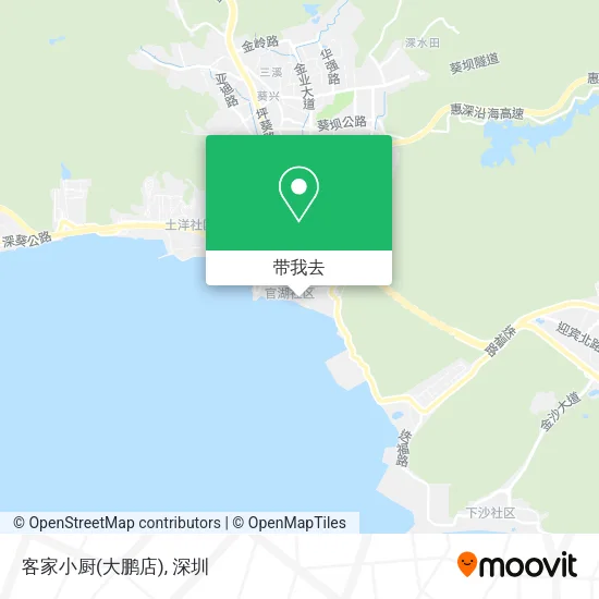 客家小厨(大鹏店)地图