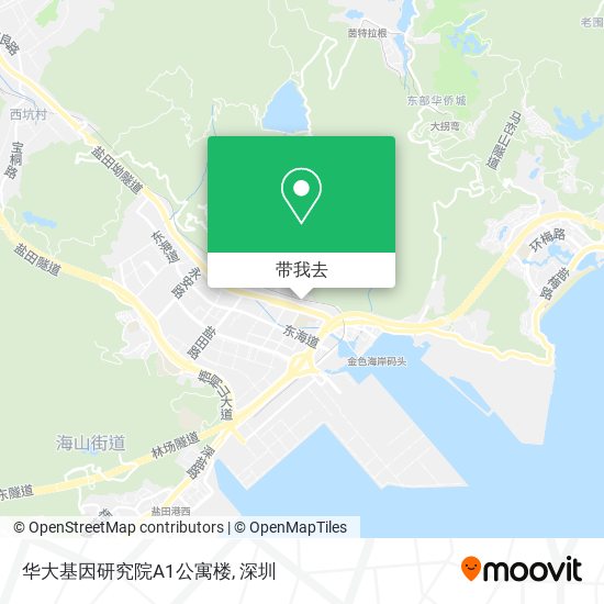 华大基因研究院A1公寓楼地图