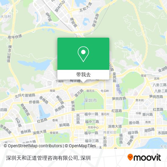 深圳天和正道管理咨询有限公司地图