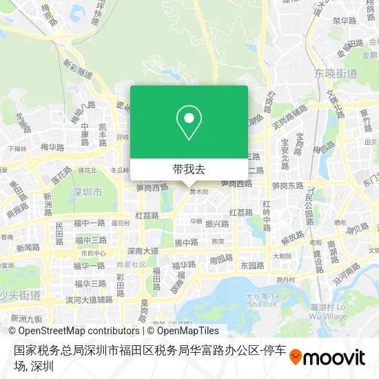 国家税务总局深圳市福田区税务局华富路办公区-停车场地图