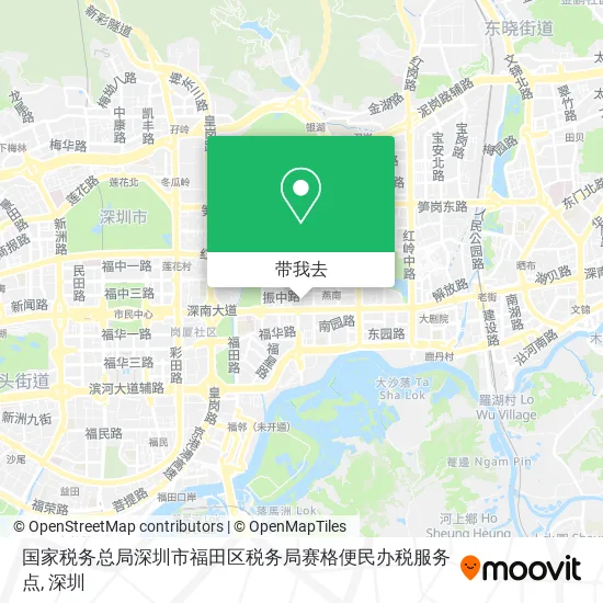 国家税务总局深圳市福田区税务局赛格便民办税服务点地图