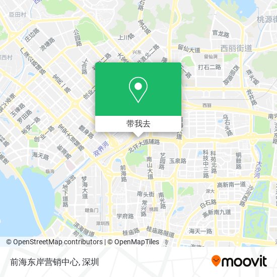 前海东岸营销中心地图