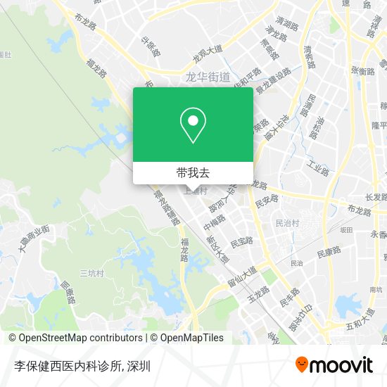 李保健西医内科诊所地图
