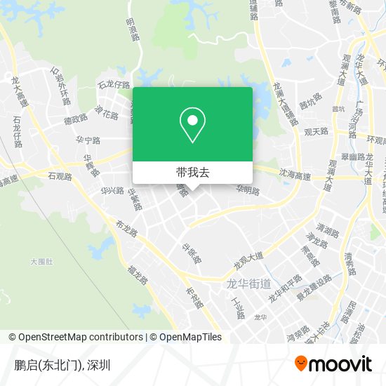 鹏启(东北门)地图