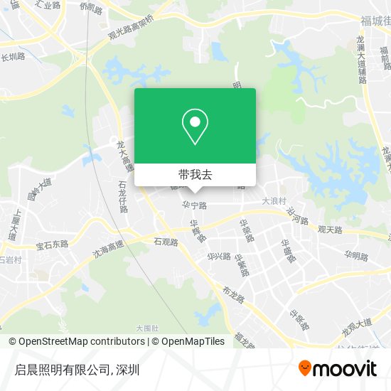 启晨照明有限公司地图