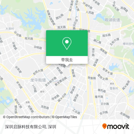 深圳启脉科技有限公司地图