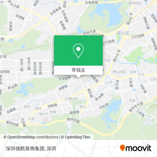 深圳领航装饰集团地图