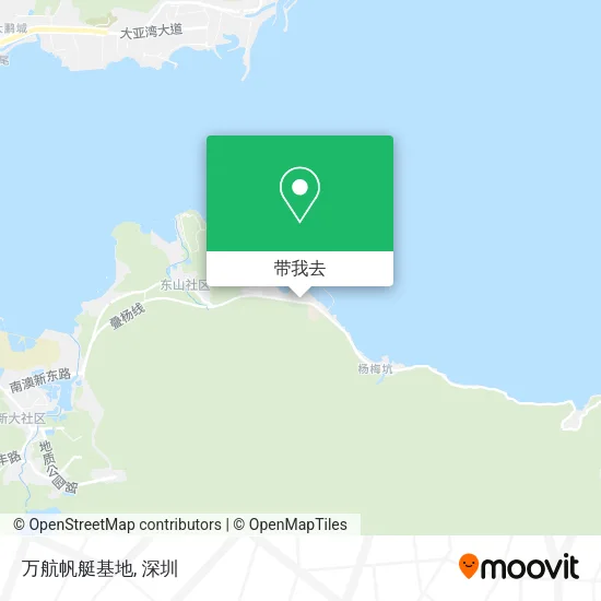 万航帆艇基地地图