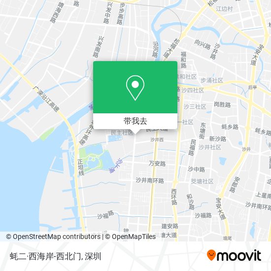 蚝二·西海岸-西北门地图