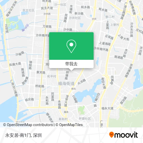永安居-南1门地图