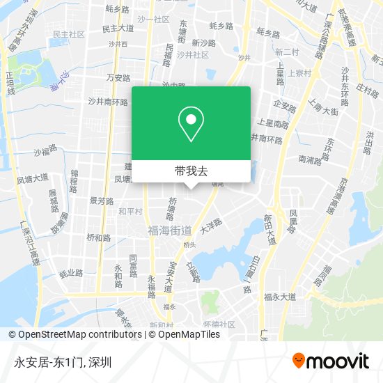 永安居-东1门地图