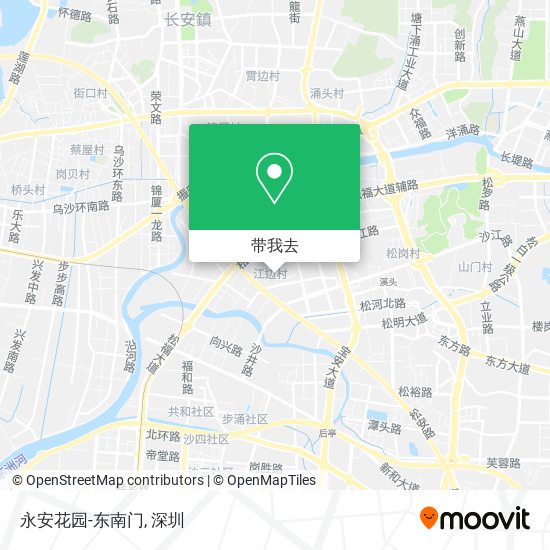 永安花园-东南门地图