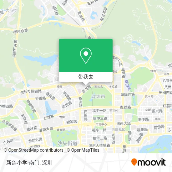 新莲小学-南门地图