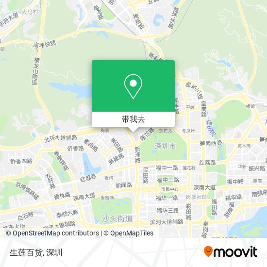 生莲百货地图