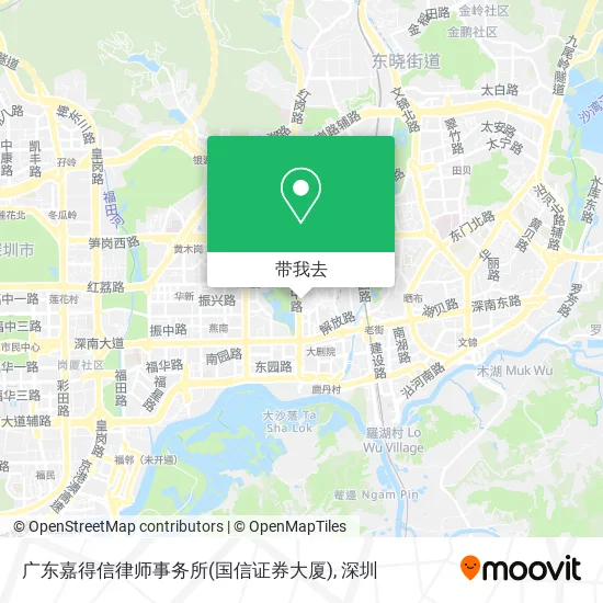 广东嘉得信律师事务所(国信证券大厦)地图