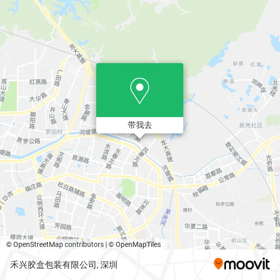 禾兴胶盒包装有限公司地图