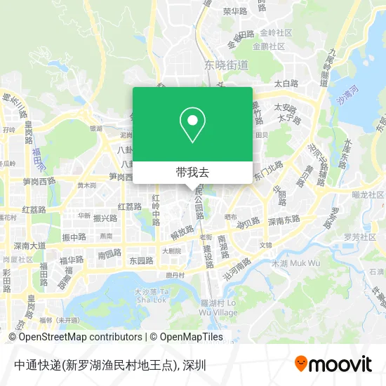 中通快递(新罗湖渔民村地王点)地图