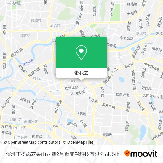 深圳市松岗花果山八巷2号勤智兴科技有限公司地图