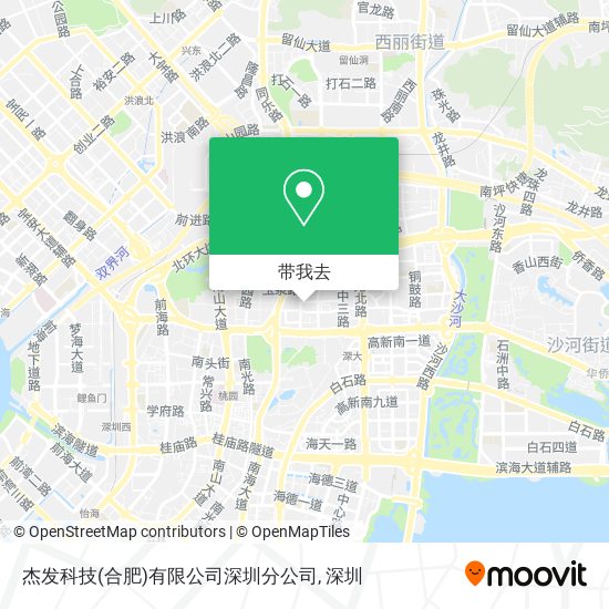 杰发科技(合肥)有限公司深圳分公司地图