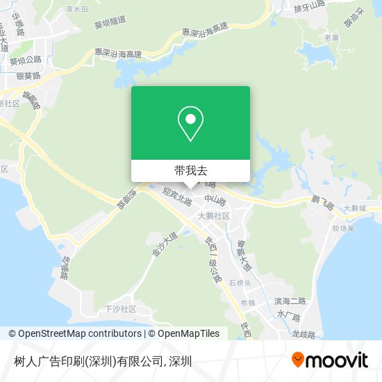 树人广告印刷(深圳)有限公司地图