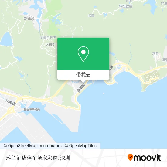 雅兰酒店停车场宋彩道地图