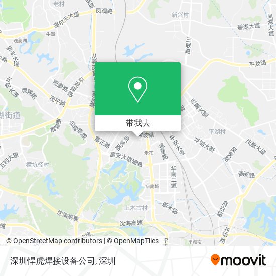 深圳悍虎焊接设备公司地图