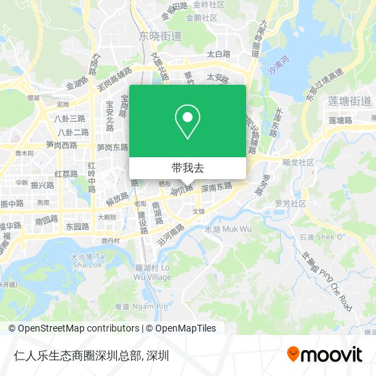 仁人乐生态商圈深圳总部地图