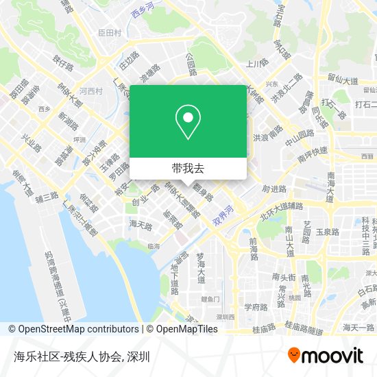 海乐社区-残疾人协会地图