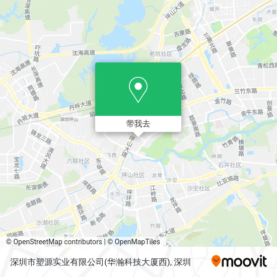 深圳市塑源实业有限公司(华瀚科技大厦西)地图