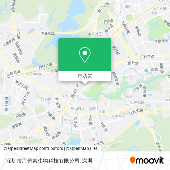深圳市海普泰生物科技有限公司地图