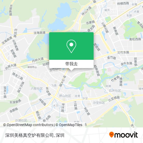 深圳美格真空炉有限公司地图