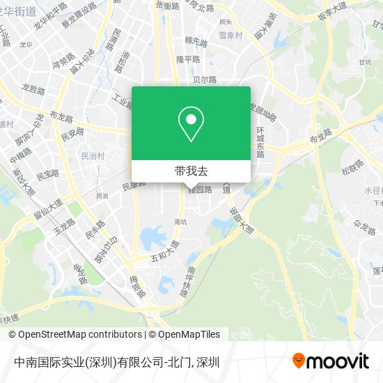 中南国际实业(深圳)有限公司-北门地图