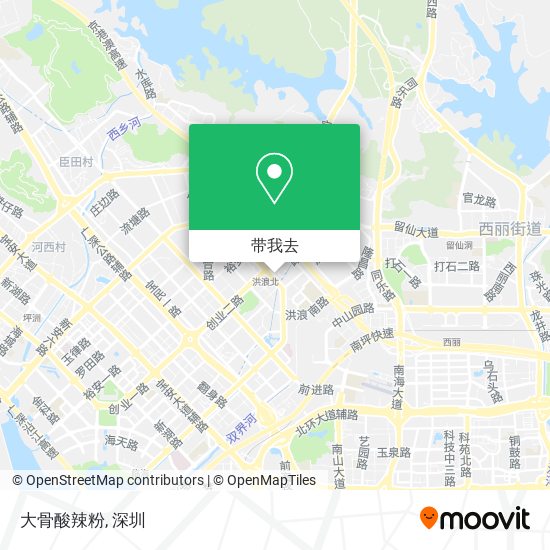 大骨酸辣粉地图