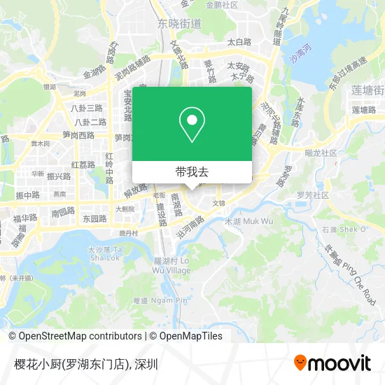 樱花小厨(罗湖东门店)地图