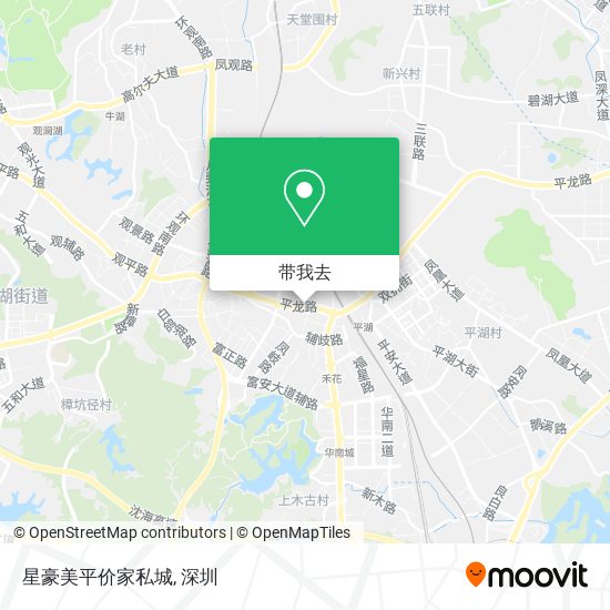 星豪美平价家私城地图