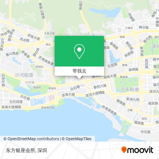 东方银座会所地图