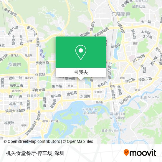 机关食堂餐厅-停车场地图
